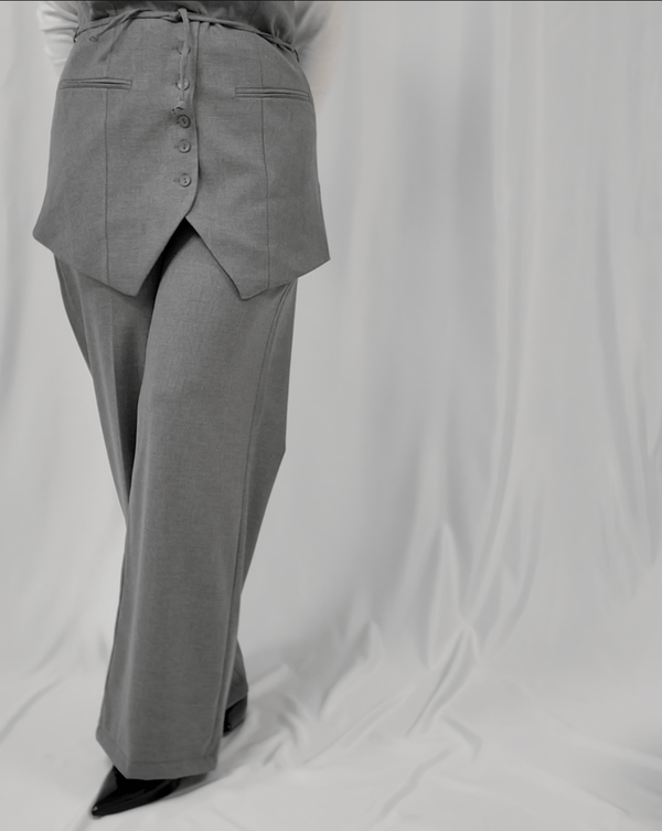 steel motion trousers front view